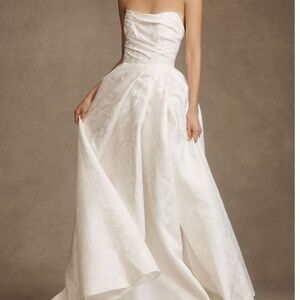 Wtoo by Watters Phoebe Strapless Draped A-Line Wedding Gown